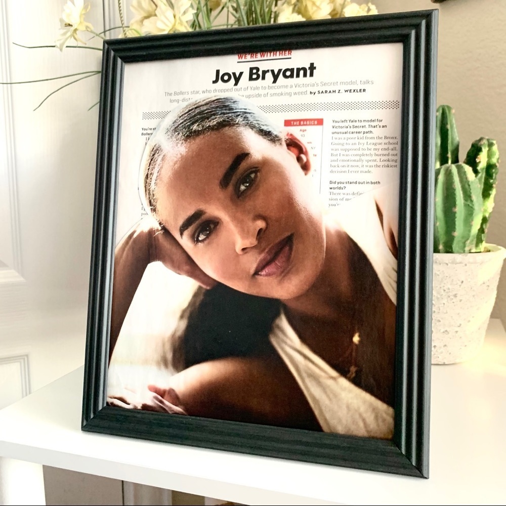 Editorial Collage Wall Art Joy Bryant Portrait Minimal Soft Aesthetic